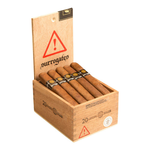 Surrogates by L'Atelier Crystal Baller Cigars - 5.75 x 56 (Box of 20) Open