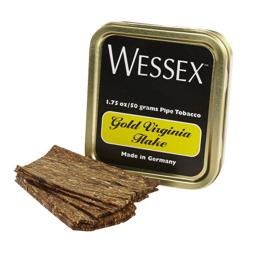 Wessex Gold Virginia Flake Pipe Tobacco | 1.75 OZ TIN