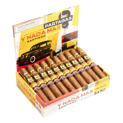 Partagas Y Nada Mas Robusto Cigars - 5 x 50 (Box of 20) Open