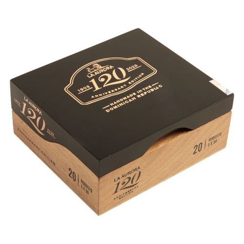 La Aurora 120th Anniversario Robusto Cigars - 5 x 50 (Box of 20) *Box