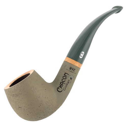 Chacom Tobacco Smoking Pipe Ginkgo Sandblast #268 * Main Image