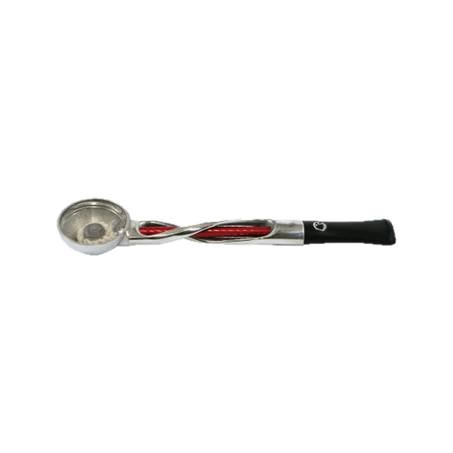 Falcon Tobacco Smoking Pipe Stem Twisted Red * Main Image