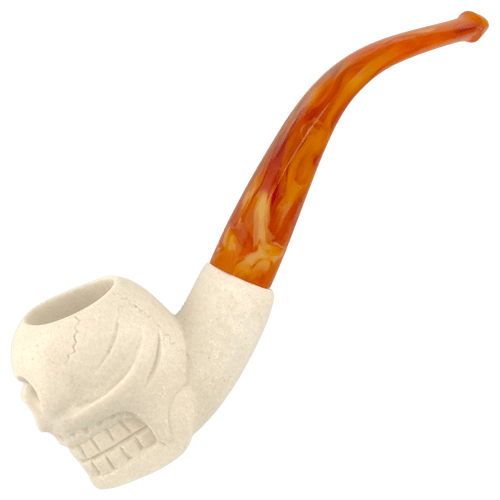 Royal Meerschaum Tobacco Smoking Pipe Skull * Main Image