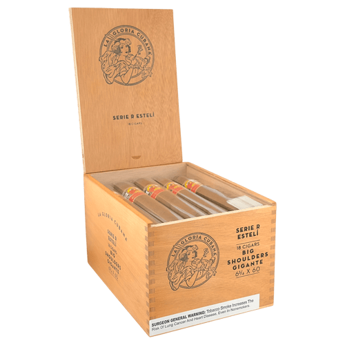 La Gloria Cubana Serie-R Esteli Big Shoulders Cigars - 6.75 x 60 (Box of 18)