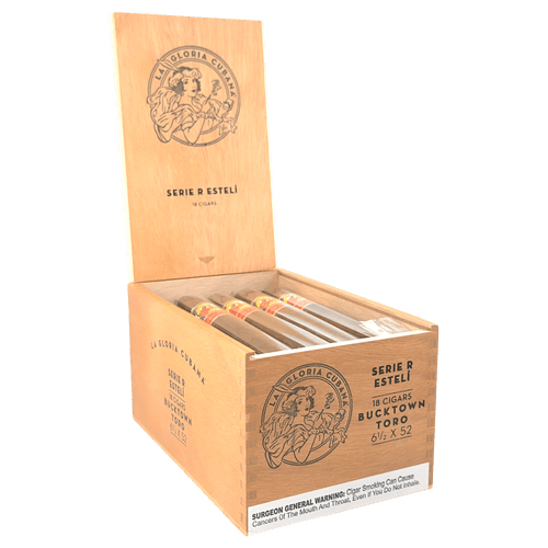 La Gloria Cubana Serie-R Esteli Bucktown Cigars - 6.5 x 52 (Box of 18)