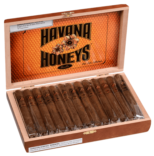 Havana Honeys Del Sol Vanilla Cigars - 5.5 x 42 (Box of 25)