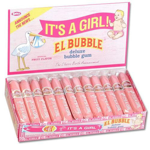 It's a Girl Bubble Gum Cigars