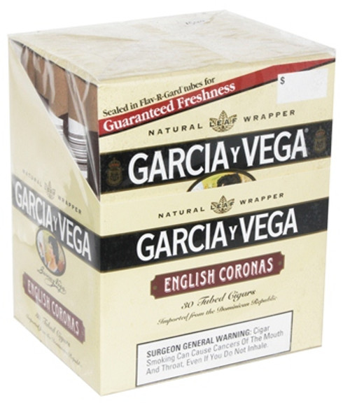 Garcia Y Vega English Corona Upright Cigars (Box of 30) - Natural