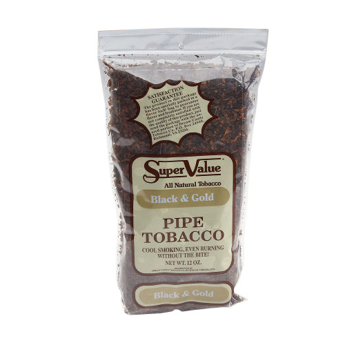 Super Value Black and Gold Pipe Tobacco *12 OZ BAG