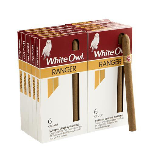 White Owl Ranger Cigars - 5.5 x 34 (10 Packs of 6) *Box