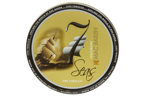 Mac Baren 7 Seas Gold Pipe Tobacco 3.5 OZ *Tin