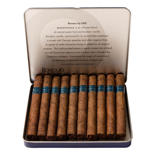 CAO Moontrance Cigarillo Cigars - 4 x 30 (5 Tins of 10 (50 total)) Open