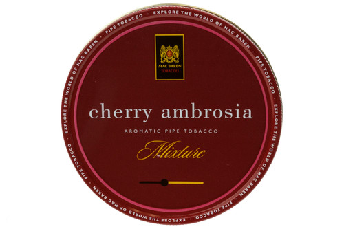 Mac Baren Cherry Ambrosia Pipe Tobacco 3.5oz Tin *Tin