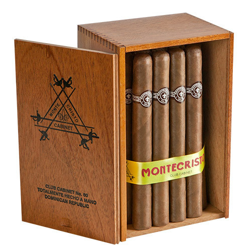 Montecristo Vintage '93 Club Cabinet No. 20 Cigars - 6.88 x 39 (Box of 25) Open