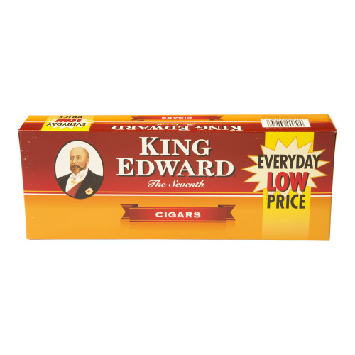 King Edward Filtered Regular Cigars (10 Packs of 20) - Natural