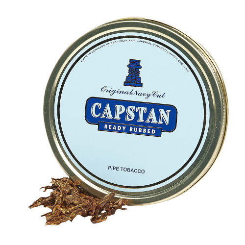 Capstan Blue Ready-Rubbed Pipe Tobacco | 1.75 OZ TIN