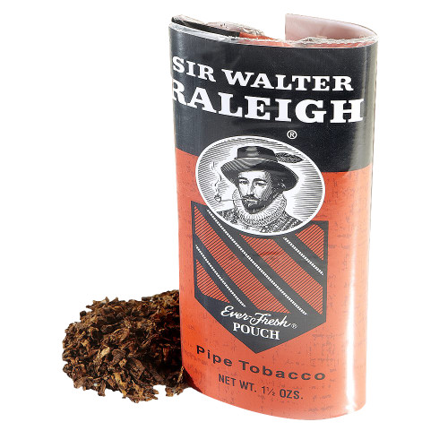 Sir Walter Raleigh Regular Pipe Tobacco 5 COUNT *1.5 OZ POUCH