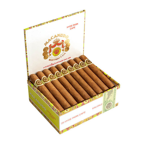 Macanudo Hyde Park Cigars - 5.5 x 49 (Box of 25) Open