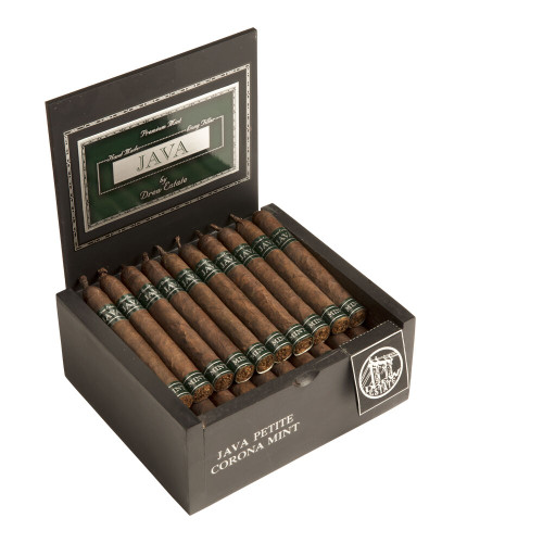 Rocky Patel Java Mint Petite Corona Cigars - 4.5 x 38 (Box of 40) Open