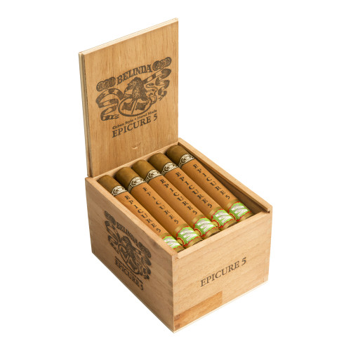 Belinda Epicure No. 5 (Cedar Wrap) Cigars - 5 x 50 (Box of 20) Open
