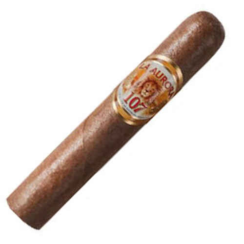 La Aurora 107 Robusto Cigars - 4.5 x 50 (Box of 21)