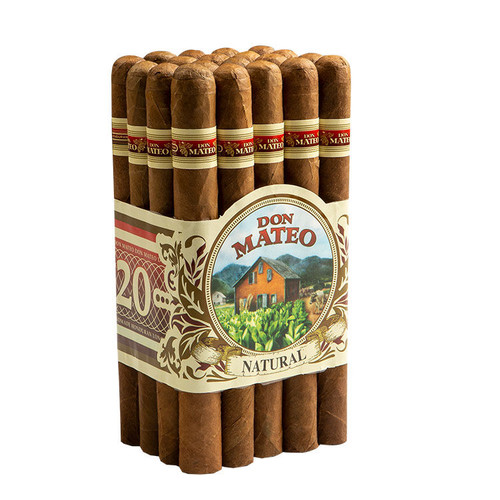 Don Mateo No. 6 Cigars - 6.88 x 48 (Bundle of 20) *Box