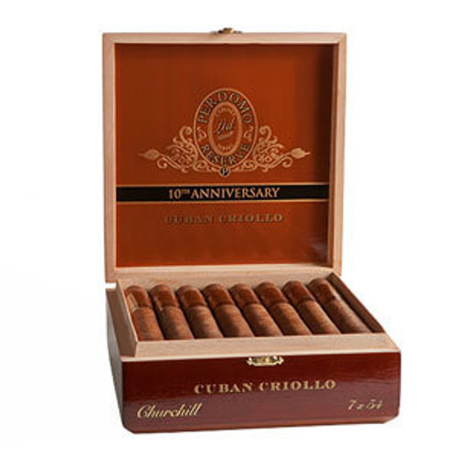 Perdomo Reserve 10th Anniversary Robusto Cigars - 5 x 54 (Box of 25) *Box