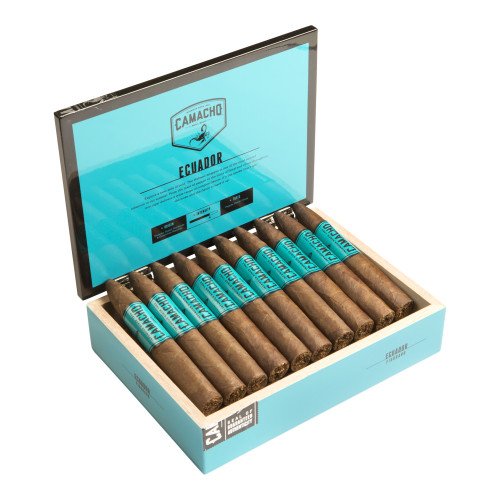 Camacho Ecuador Figurado Cigars - 6.12 x 54 (Box of 20) Open