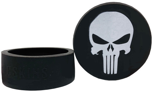 DC Skins Snuff Covers - Waterproof Protective Skins for Dip and Chew Cans - Punisher