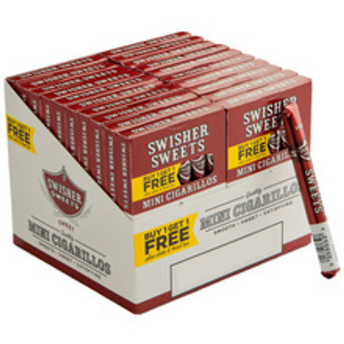 Swisher Sweets Mini Cigarillo Cigars - 3.5 x 20 (20 Packs of 6 (120Total)) *Box