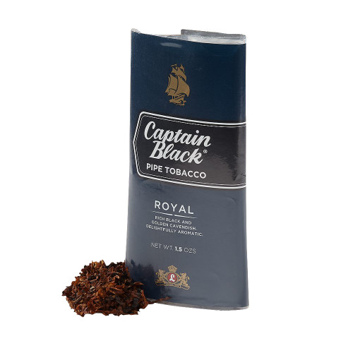 Captain Black Royal Pipe Tobacco 1.5 OZ 6 COUNT *POUCH