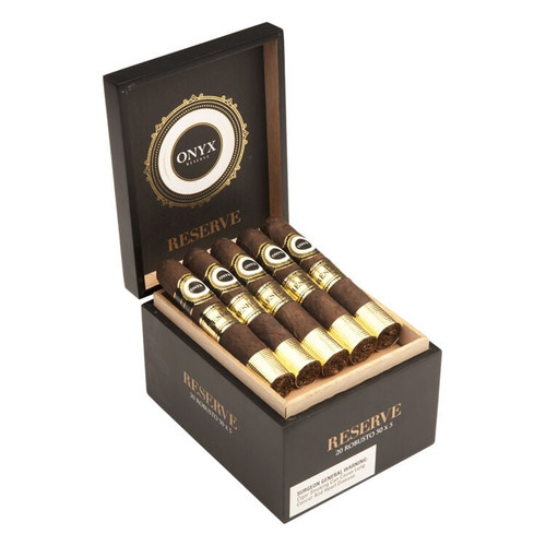 Onyx Reserve Robusto Cigars - 5 x 50 (Box of 20) Open