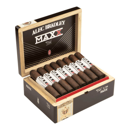 Alec Bradley MAXX Fixx Cigars - 5 x 58 (Box of 24) Open