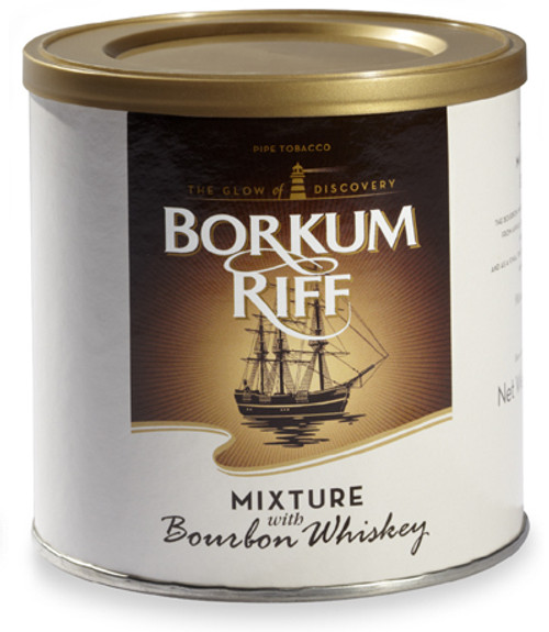 Borkum Riff Bourbon Whiskey Pipe Tobacco 7oz Tin *Main