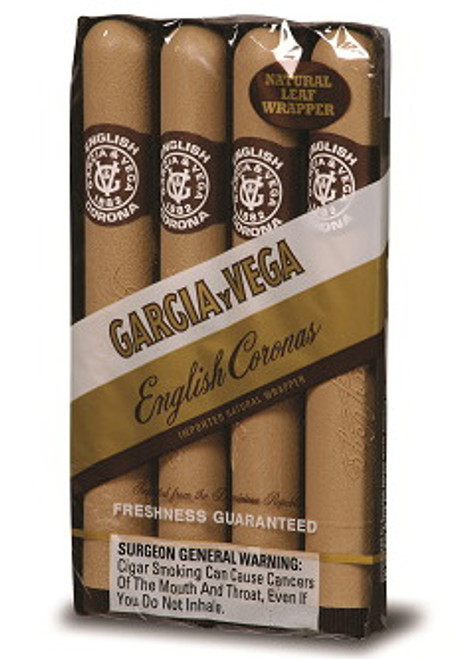 Garcia Y Vega English Corona Cigars (5 Packs Of 4) - Natural Pack