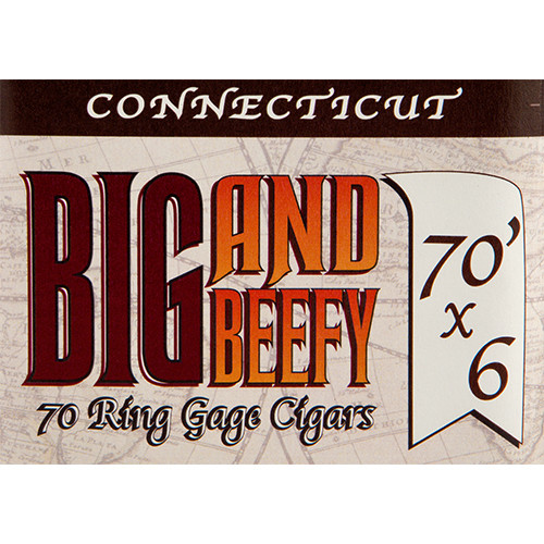Big and Beefy Connecticut No. 670 Cigars - 6 x 70 (Bundle of 10)