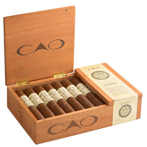CAO Pilon Robusto Cigars - 5 x 52 (Box of 20) Open