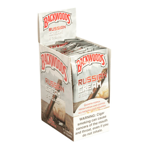 Backwoods Russian Cream Cigars (8 Packs of 5) - Natural