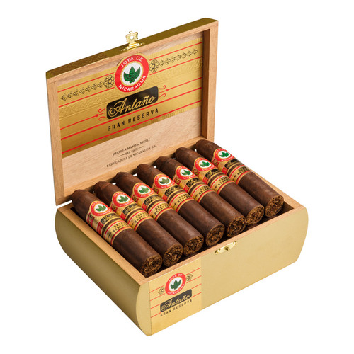 Joya de Nicaragua Antano Gran Reserva Belicoso Cigars - 6 x 54 (Box of 20) Open