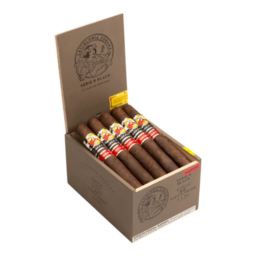La Gloria Cubana Serie R Black Maduro No. 54 Cigars - 6.0 x 54 (Box of 18)