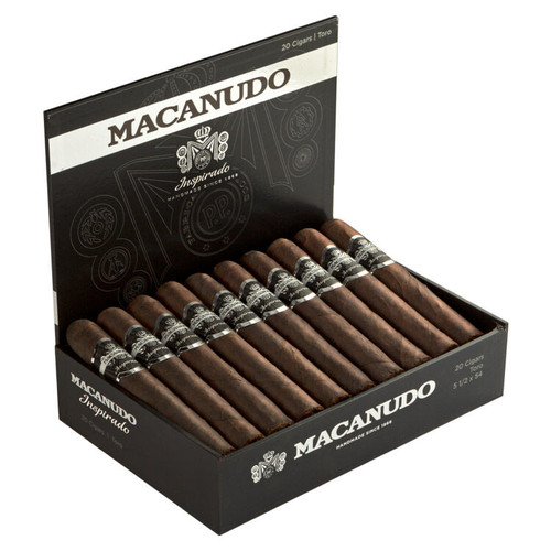 Macanudo Inspirado Black Toro Cigars - 5.5 x 54 (Box of 20) Open