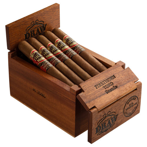 Southern Draw Firethorn Toro Cigars - 6 x 52 (Box of 20) Open