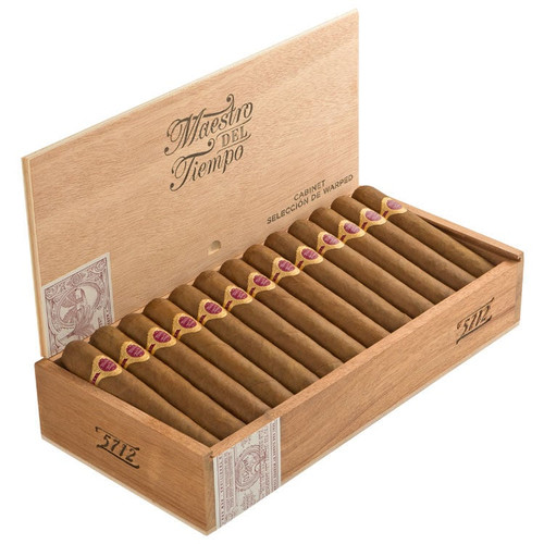 Warped Maestro del Tiempo 5712 Cigars - 4.5 x 52 (Box of 25) Open