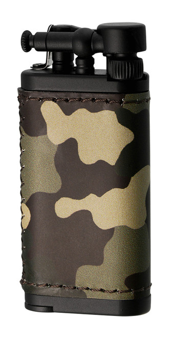 IM Corona Old Boy Camouflage Leather Pipe Lighter IM Corona Old Boy Camouflage Leather Pipe Lighter