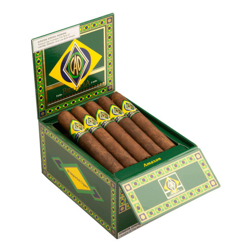 CAO Brazilia Amazon Cigars - 6 x 60 (Box of 20) Open