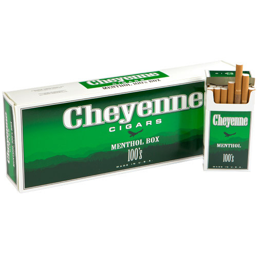 Cheyenne Filtered Menthol Cigars (10 Packs of 20) - Natural