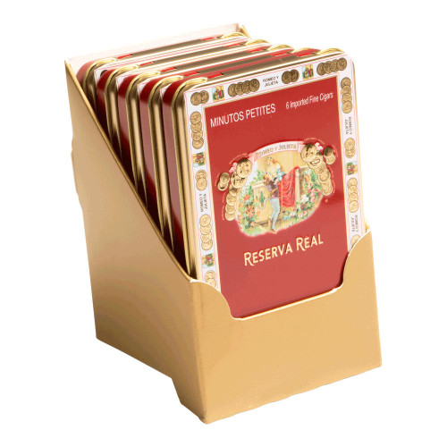 Romeo y Julieta Reserva Real Minutos Petites Cigars - 4 x 33 (5 Tins of 6) *Box