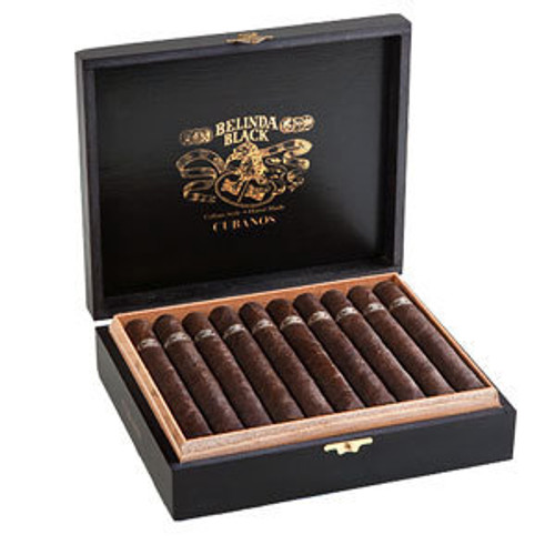 Belinda Black Cubanos Cigars - 5.65 x 46 (Box of 20) Open