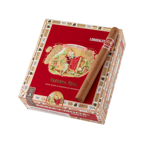 Romeo y Julieta Reserva Real Lonsdale Cigars - 6.62 x 44 (Box of 25) *Box