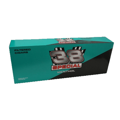Thirty Eight Special Filtered Menthol Cigars (10 Packs of 20) - Natural